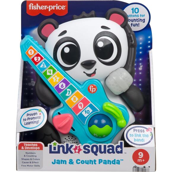 🔥Fisher-Price Baby Learning Toy Link Squad Jam & Count Panda Music & Lights🔥 - Picture 6 of 6